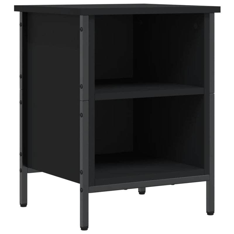 Load image into Gallery viewer, Vidaxl schoenenkast 38x35x50 cm bewerkt hout zwart
