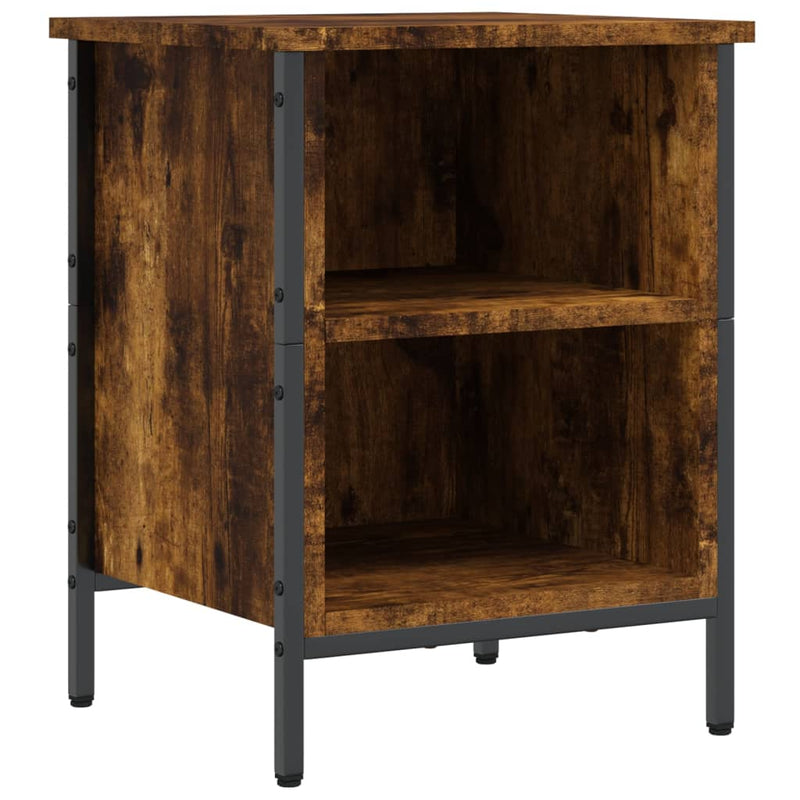Afbeelding laden in galerijviewer, Vidaxl schoenenkast 38x35x50 cm bewerkt hout gerookt eikenkleurig
