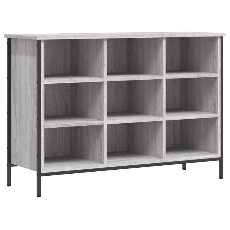 Load image into Gallery viewer, Vidaxl schoenenkast 100x35x70 cm bewerkt hout grijs sonoma eikenkleur
