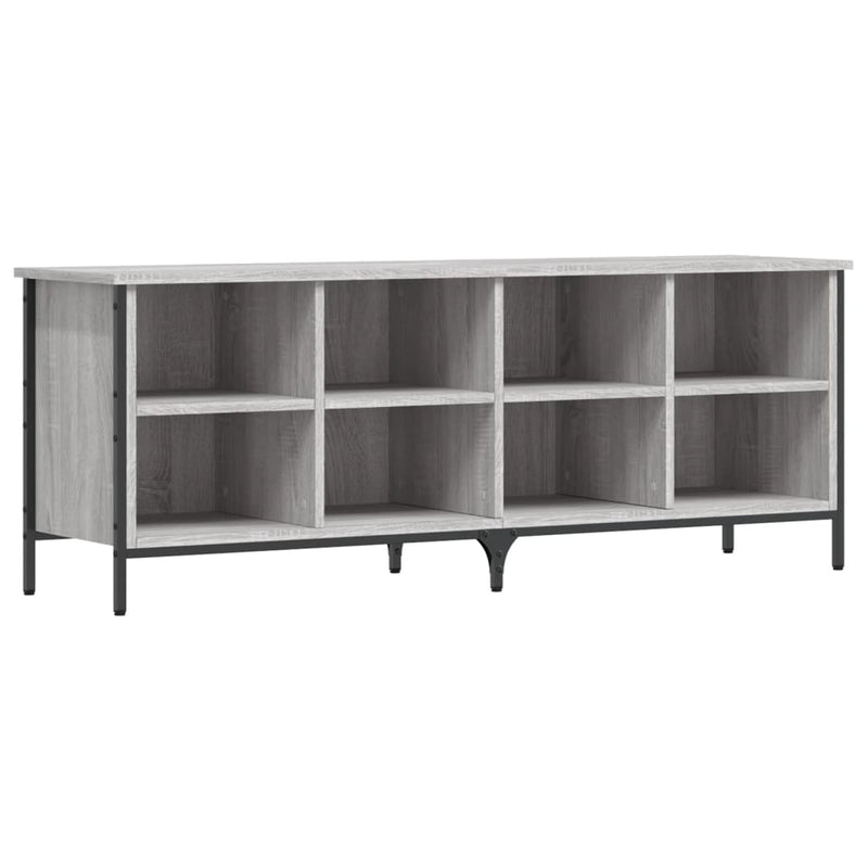 Load image into Gallery viewer, Vidaxl schoenenkast 131x35x50 cm bewerkt hout grijs sonoma eikenkleur
