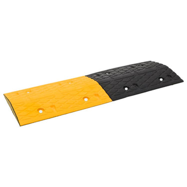 Vidaxl verkeersdrempels 2 st 97x32,5x4 cm rubber geel en zwart