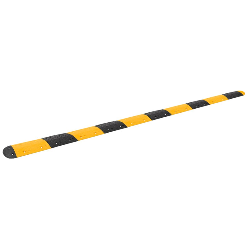 Load image into Gallery viewer, VidaXL Verkeersdrempel 517x32,5x4 cm rubber geel en zwart
