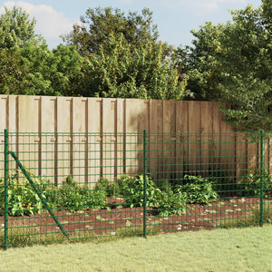 Vidaxl draadgaashek 1x10 m gegalvaniseerd staal groen