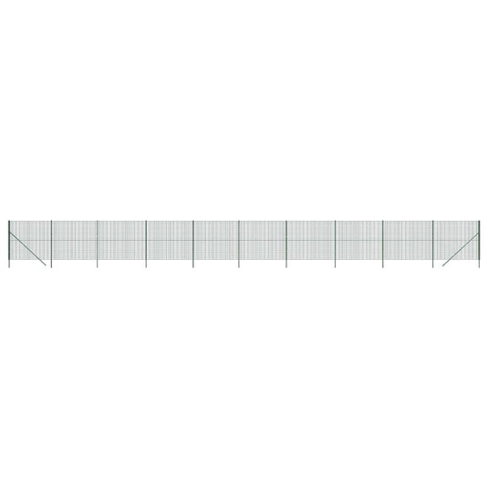 VidaXL Draadgaashek 1,8x25 m gegalvaniseerd staal groen