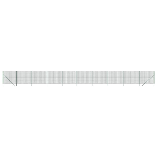 VidaXL Draadgaashek 2,2x25 m gegalvaniseerd staal groen