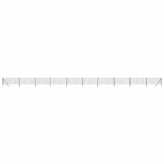 Vidaxl draadgaashek 0,8x25 m gegalvaniseerd staal groen