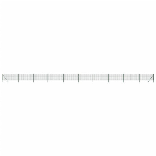 VidaXL Draadgaashek 1x25 m gegalvaniseerd staal groen