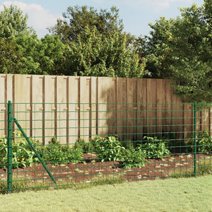 Vidaxl draadgaashek 1,1x10 m gegalvaniseerd staal groen
