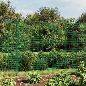 Vidaxl draadgaashek met grondankers 2,2x10 m groen