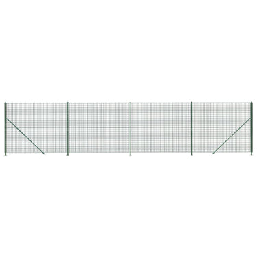 Vidaxl draadgaashek met flens 2x10 m groen