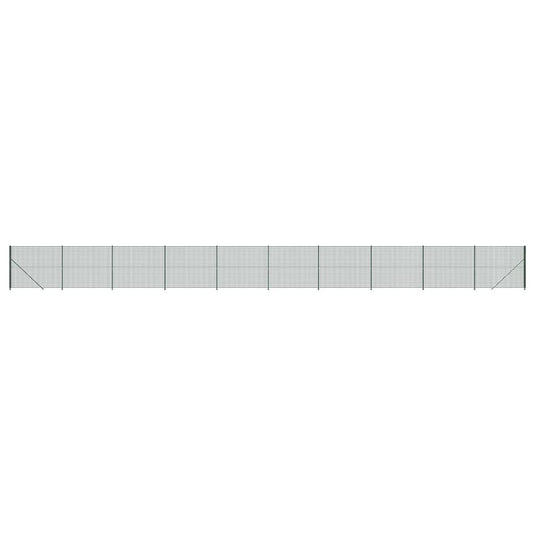 VidaXL Draadgaashek met flens 1,8x25 m groen