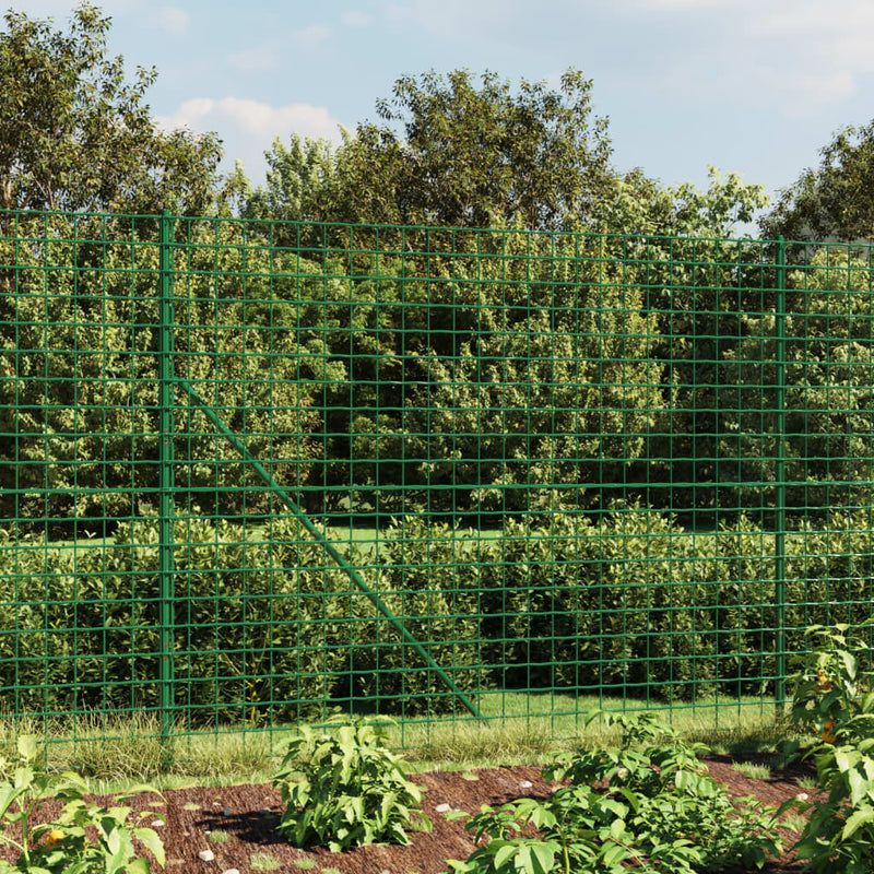 ギャラリービューアに画像をロードする, Vidaxl draadgaashek met flens 2x10 m groen
