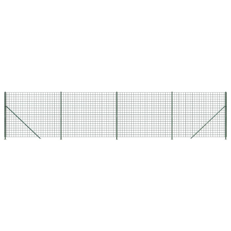 Load image into Gallery viewer, Vidaxl draadgaashek met flens 2,2x10 m groen
