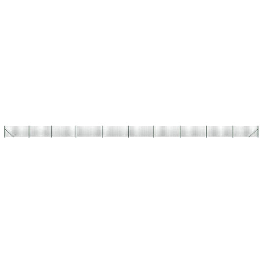 Vidaxl draadgaashek met flens 1x25 m groen