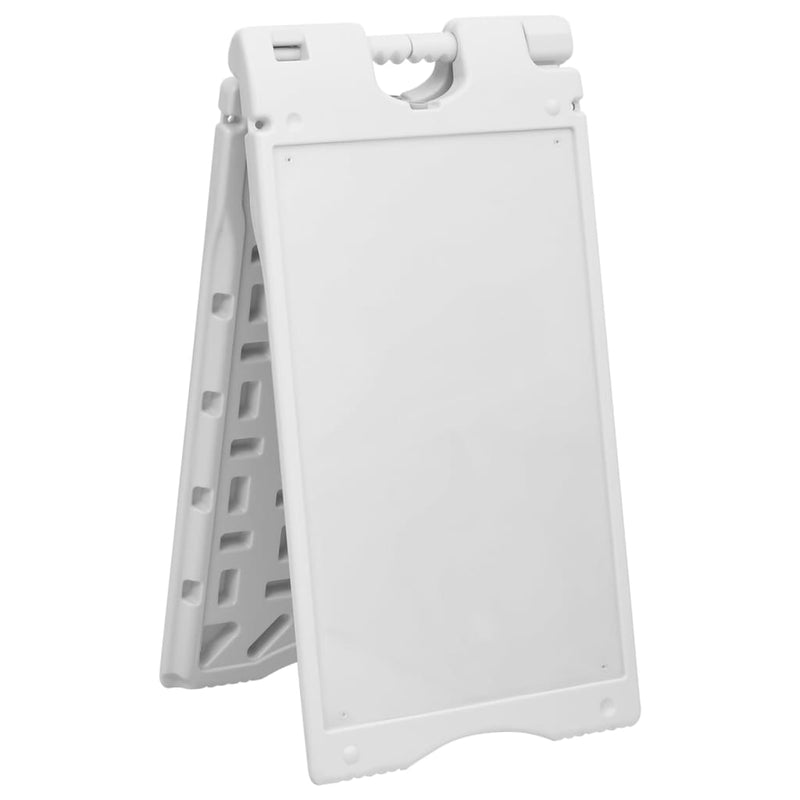Load image into Gallery viewer, Vidaxl sandwichbord 45x7x84,5 cm hdpe grijs
