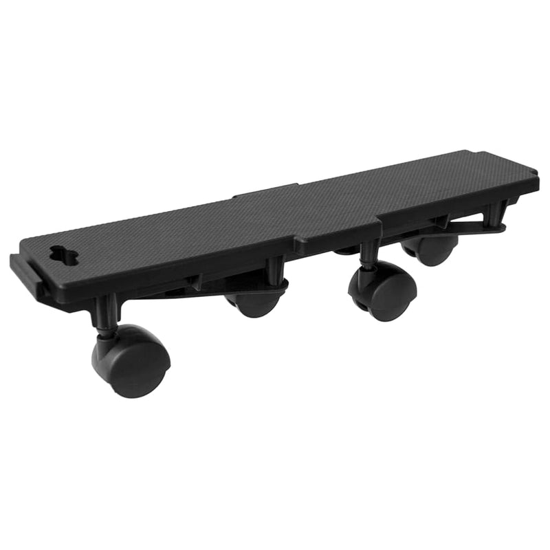 Load image into Gallery viewer, VidaXL Verhuishondjes met 4 wielen 10 st 170 kg polypropeen zwart
