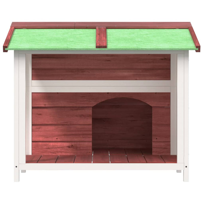Load image into Gallery viewer, VidaXL Hondenhok 96x87x80,5 cm massief grenenhout mokkakleurig
