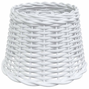 Vidaxl plafondlampenkap ø30x20 cm wicker wit