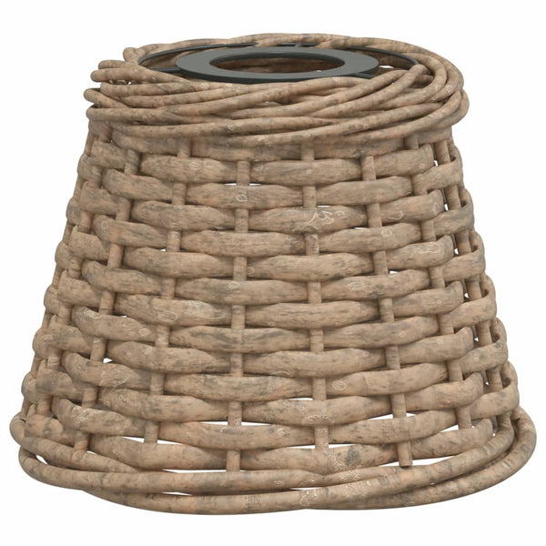 Vidaxl plafondlampenkap ø15x12 cm wicker bruin