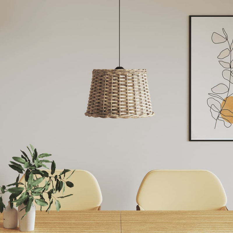 Load image into Gallery viewer, Vidaxl plafondlampenkap ø40x26 cm wicker bruin
