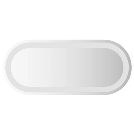 VidaXL Badkamerspiegel LED ovaal 60x25 cm