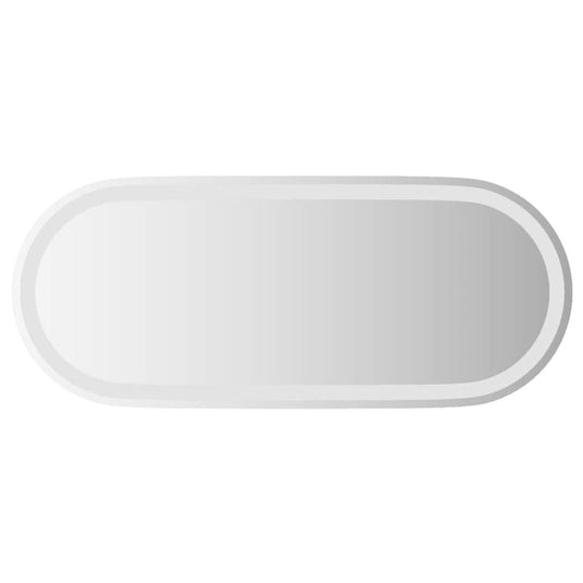 Vidaxl badkamerspiegel led ovaal 90x40 cm