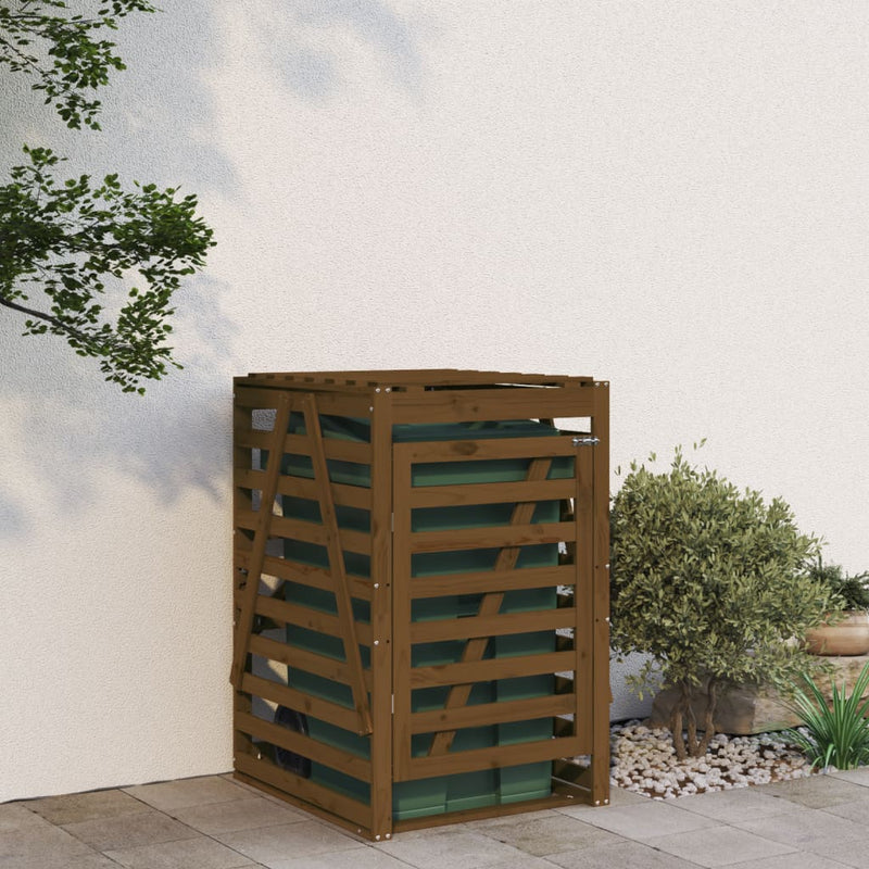 Load image into Gallery viewer, Vidaxl containerberging 84x90x128,5 cm massief grenenhout honingbruin
