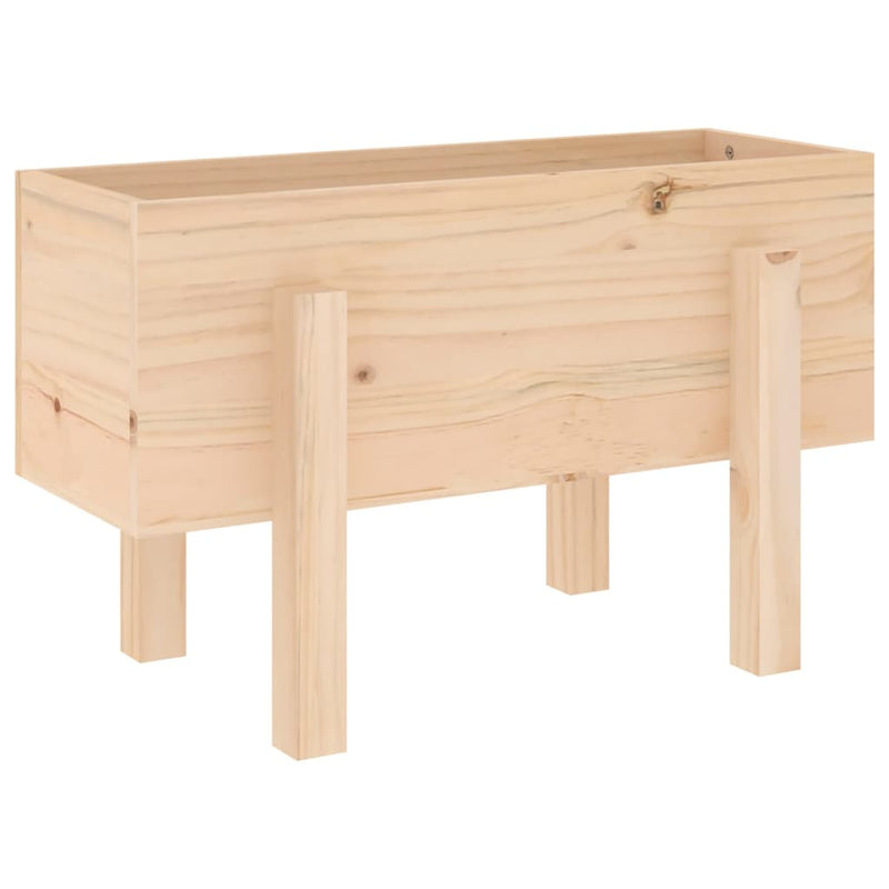 Cargue la imagen en el visor de la galería, Vidaxl plantenbak 62x30x38 cm massief grenenhout
