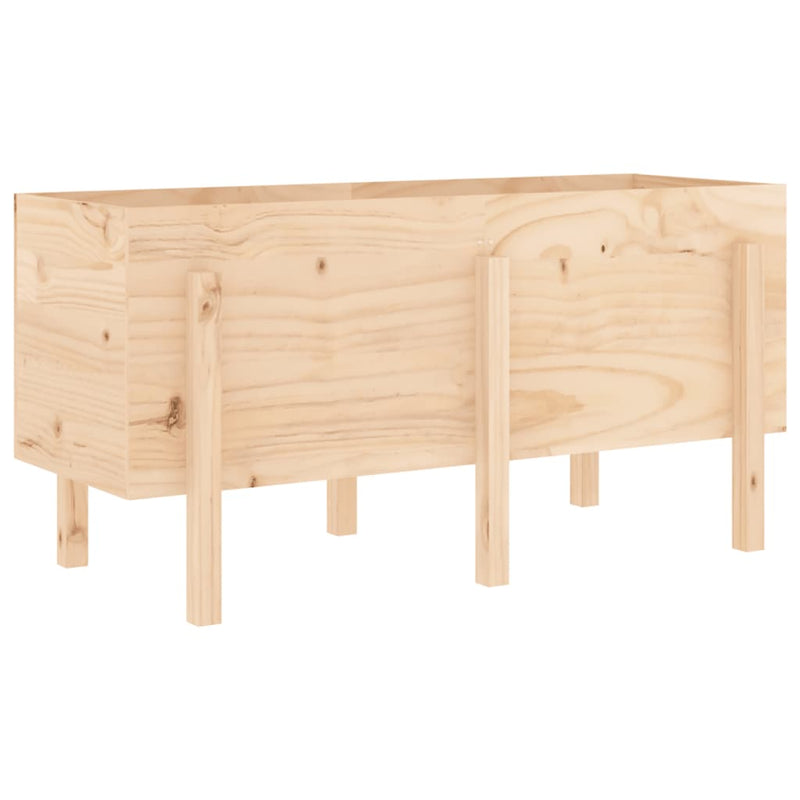Load image into Gallery viewer, Vidaxl plantenbak verhoogd 121x50x57 cm massief grenenhout
