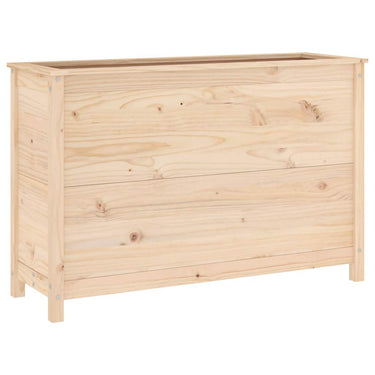Vidaxl plantenbak verhoogd 119,5x40x78 cm massief grenenhout