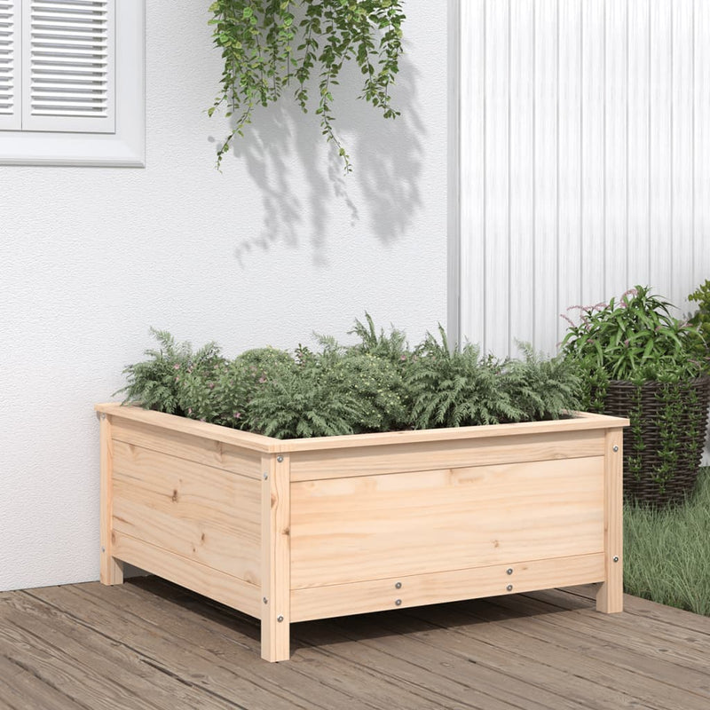 Load image into Gallery viewer, Vidaxl plantenbak 82,5x82,5x39 cm massief grenenhout
