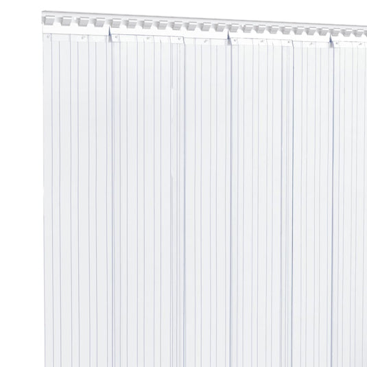 Vidaxl deurgordijn 200x1,6 mm 25 m pvc transparant