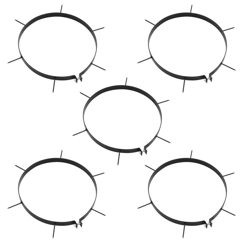 Load image into Gallery viewer, VidaXL Beluchtingsklemmen 5 st met spikes Ø 30 cm ijzer
