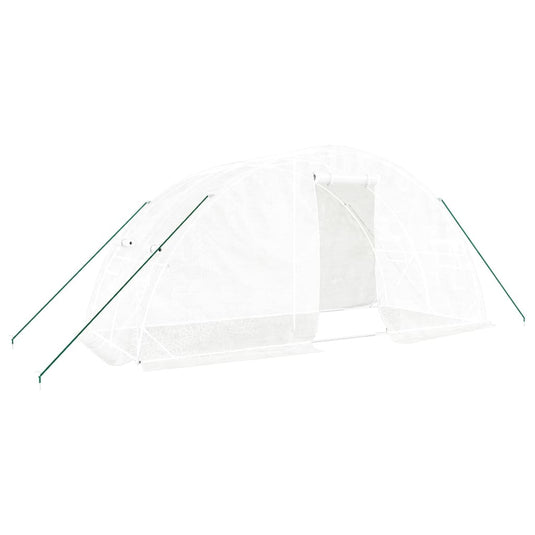 Vidaxl tuinkas met stalen frame 10 m² 5x2x2,3 m