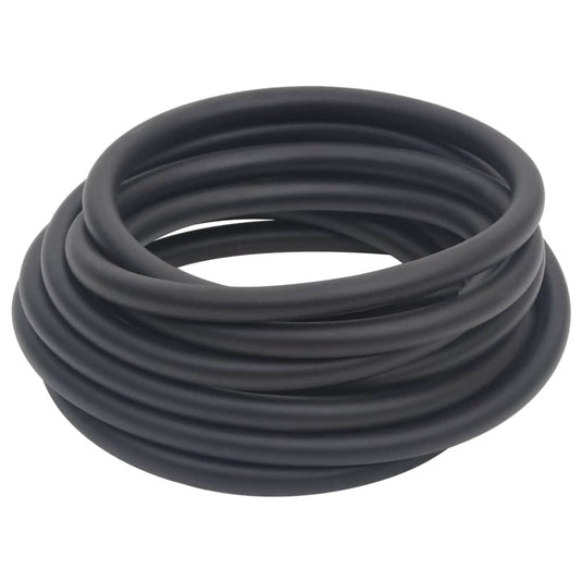 Vidaxl luchtslang hybride 0,6'' 2 m rubber en pvc zwart