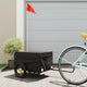 Vidaxl fietstrailer 30 kg ijzer zwart