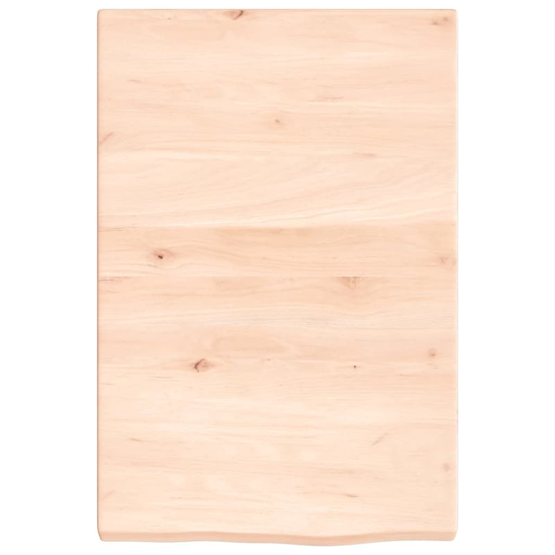 Load image into Gallery viewer, Vidaxl wastafelblad 40x60x(2-4) cm onbehandeld massief hout
