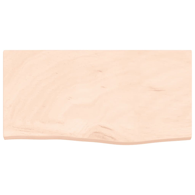 Load image into Gallery viewer, Vidaxl wastafelblad 60x30x(2-4) cm onbehandeld massief hout
