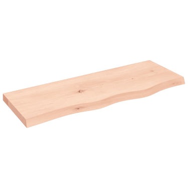 Vidaxl wastafelblad 80x30x(2-4) cm onbehandeld massief hout