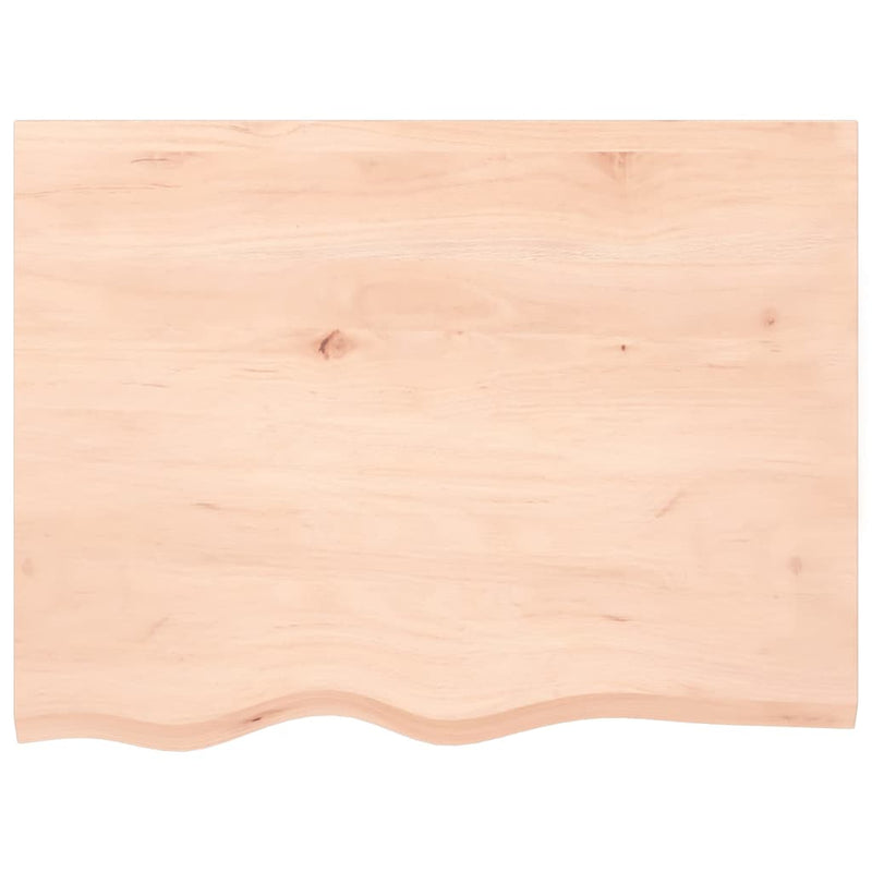 Load image into Gallery viewer, Vidaxl wastafelblad 80x60x2 cm onbehandeld massief hout
