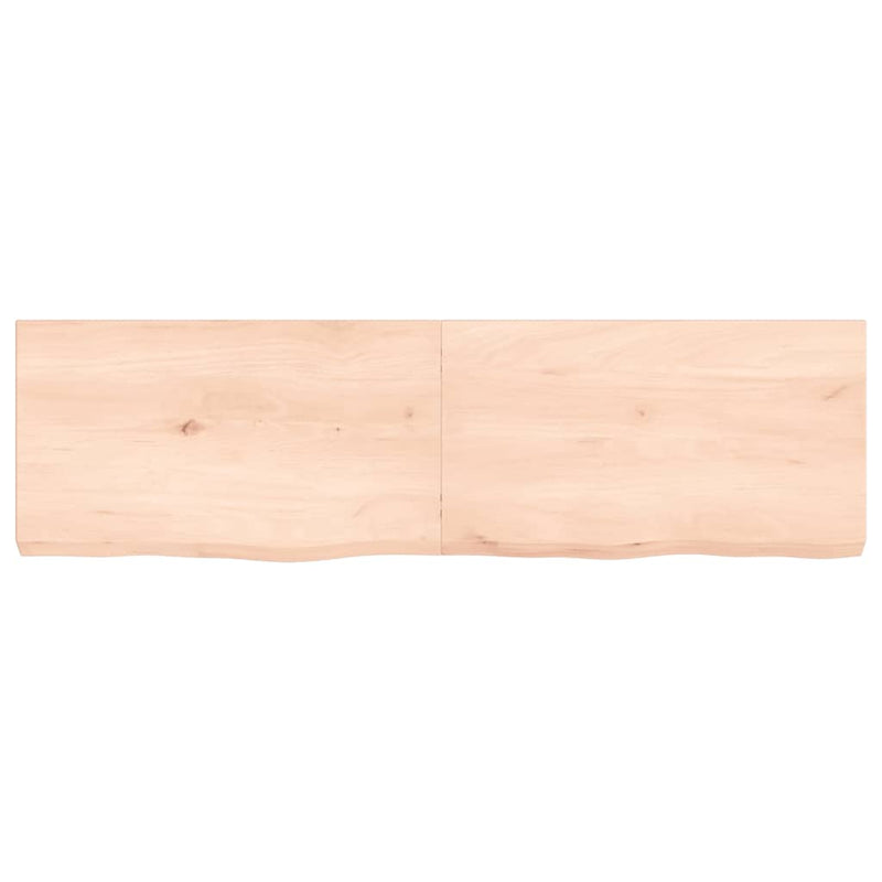Load image into Gallery viewer, Vidaxl wastafelblad 140x40x(2-6) cm onbehandeld massief hout
