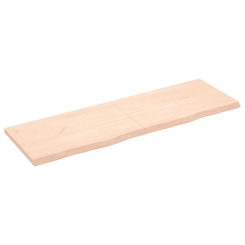 Load image into Gallery viewer, Vidaxl wastafelblad 160x50x(2-4) cm onbehandeld massief hout
