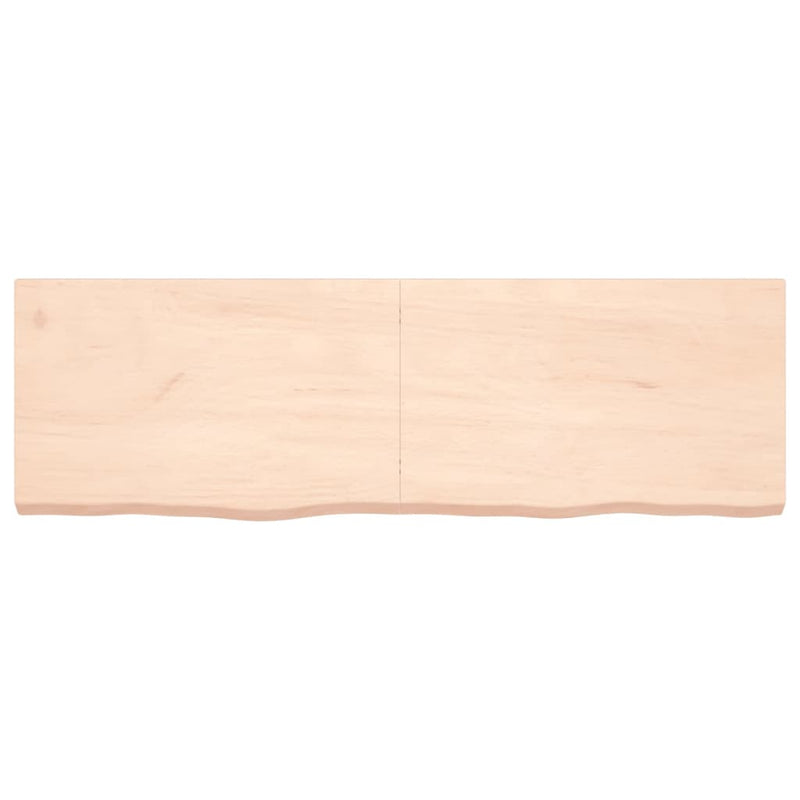 Load image into Gallery viewer, Vidaxl wastafelblad 160x50x(2-6) cm onbehandeld massief hout
