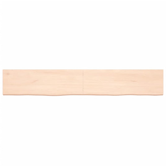 Vidaxl wastafelblad 180x30x(2-4) cm onbehandeld massief hout