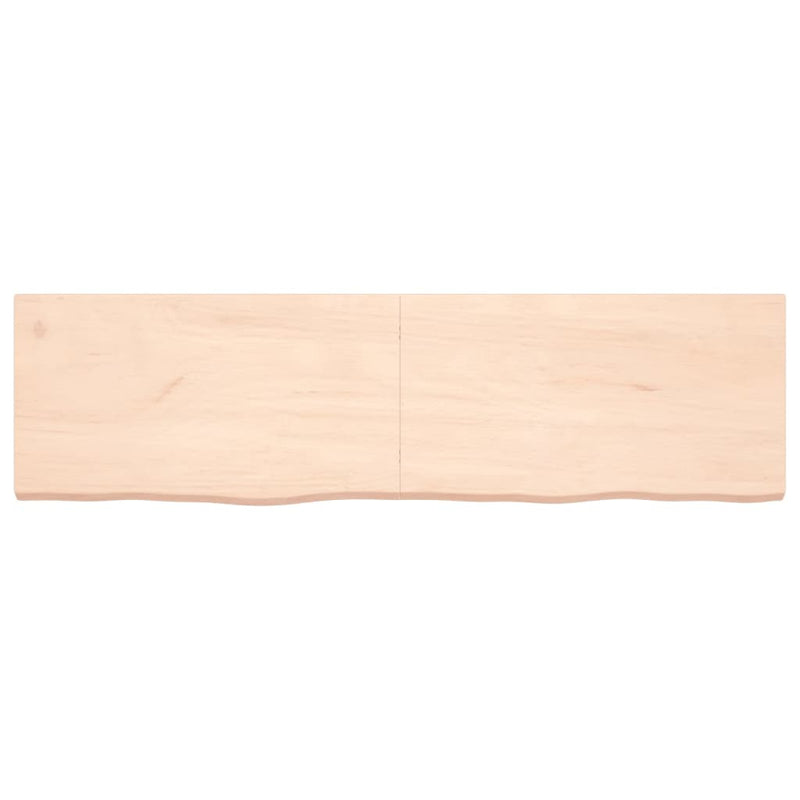 Load image into Gallery viewer, Vidaxl wastafelblad 180x50x(2-6) cm onbehandeld massief hout
