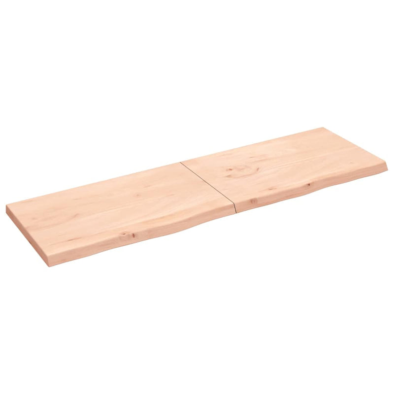 Load image into Gallery viewer, Vidaxl wastafelblad 200x60x(2-6) cm onbehandeld massief hout
