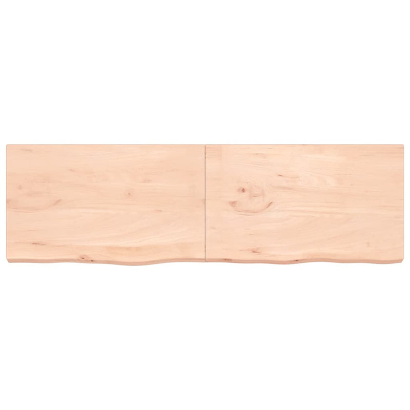 Load image into Gallery viewer, Vidaxl wastafelblad 200x60x(2-6) cm onbehandeld massief hout
