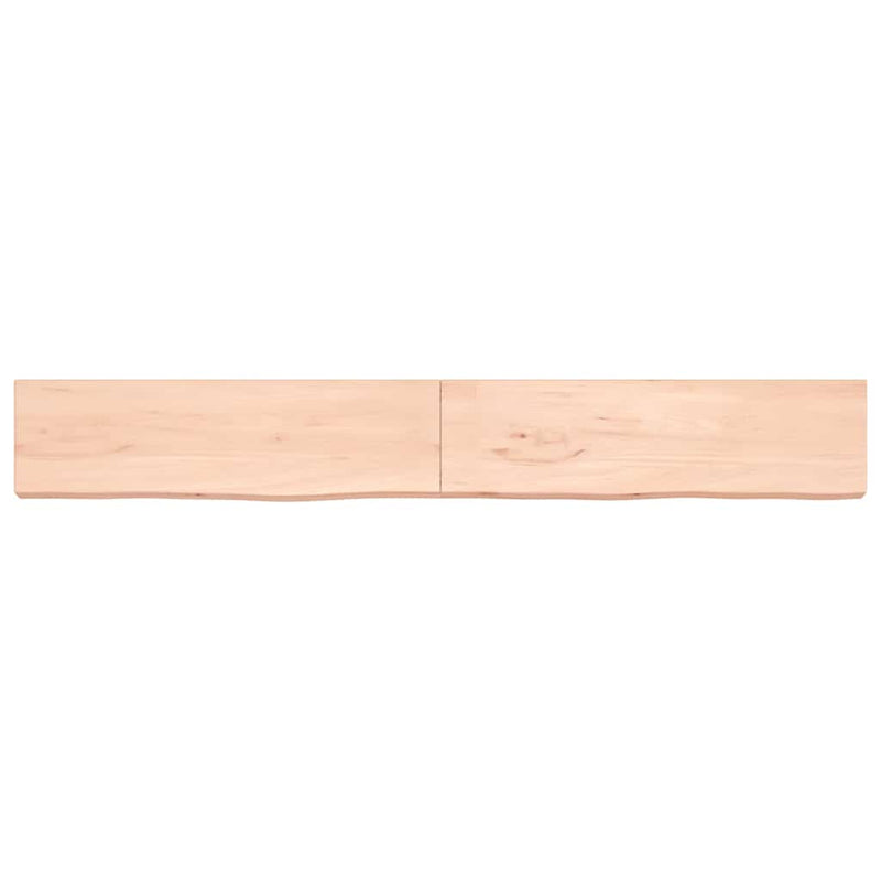 Load image into Gallery viewer, Vidaxl wastafelblad 220x30x(2-6) cm onbehandeld massief hout
