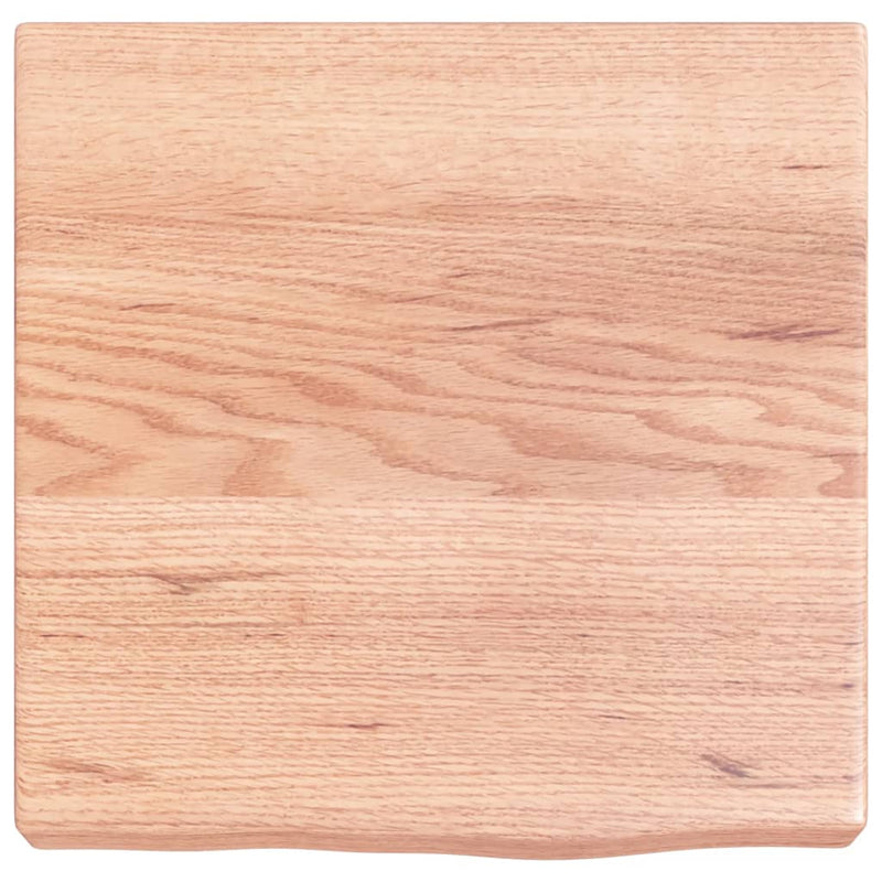Load image into Gallery viewer, Vidaxl wastafelblad 40x40x(2-6) cm behandeld massief hout lichtbruin
