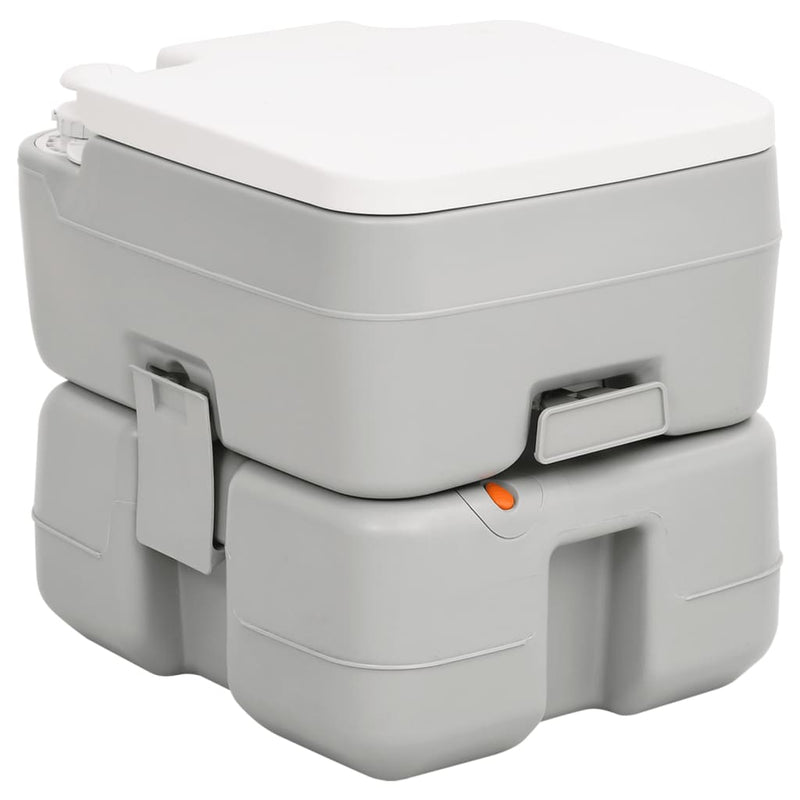 Afbeelding laden in galerijviewer, VidaXL Campingtoilet en wasbak draagbaar
